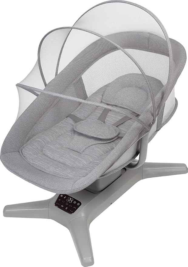 Mastela Swing X Multi-Motion Baby Cradle with App Control & Mosquito Net | Electric Baby Swing for Newborns to 36 Months (15kg)