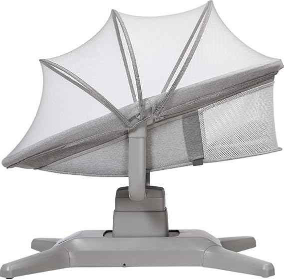 Mastela Swing X Multi-Motion Baby Cradle with App Control & Mosquito Net | Electric Baby Swing for Newborns to 36 Months (15kg)