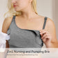 Momcozy Hands Free Nursing Bra, Adjustable, Pumping and Breastfeeding Bra, Soft Elastic Fabric