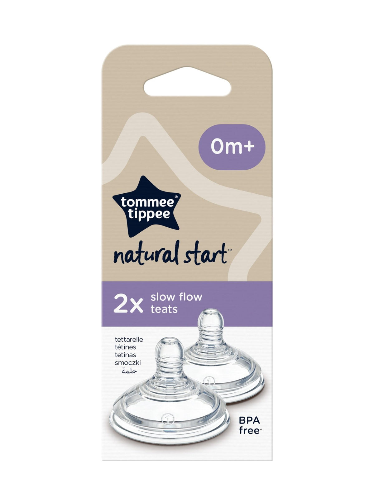 Tommee Tippee Natural Start Teat Variety 2 Pack – Flow Options - Adenzo Comfies