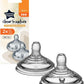 Tommee Tippee Natural Start Teat Variety 2 Pack – Flow Options - Adenzo Comfies